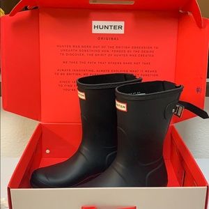 Hunter boots, size 7us , like new , worn 1  time